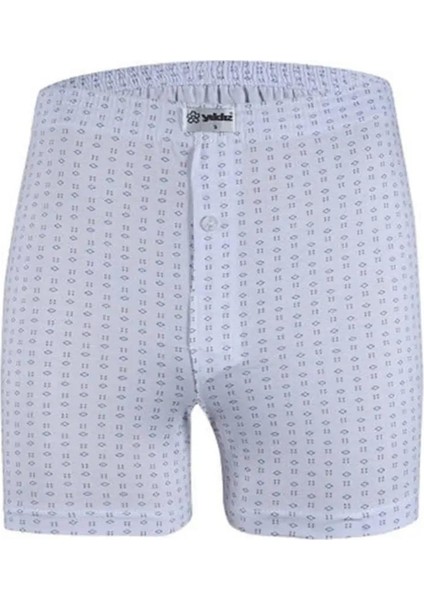 Erkek Penye Emprime Desenli Boxer 35 - 6 Adet