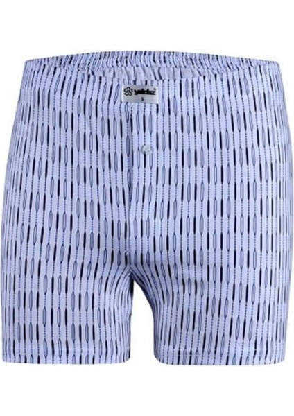 Erkek Penye Emprime Desenli Boxer 35 - 6 Adet