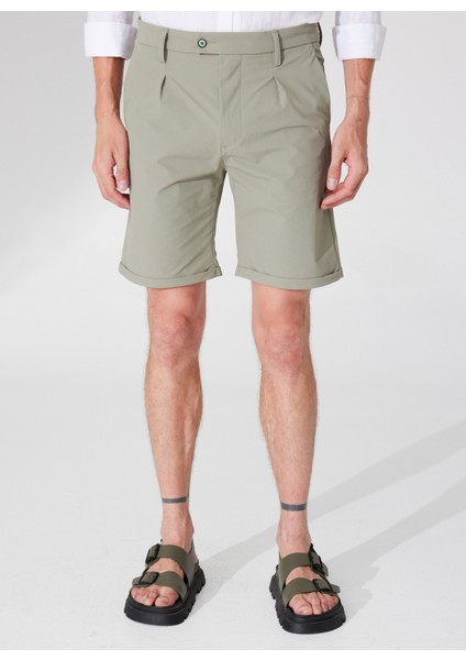 Normal Bel Slim Fit Yeşil Erkek Bermuda Şort A261JONP581TF121/T- modelleri