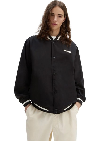 Siyah Erkek Ceket VN0008G0BLK1 Moore Varsıty Jacke