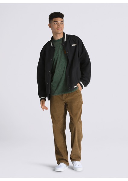 Siyah Erkek Ceket VN0008G0BLK1 Moore Varsıty Jacke fiyatları
