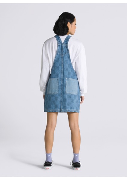 Renksiz Kadın Şort VN00075R7W61 Mended Check Denım