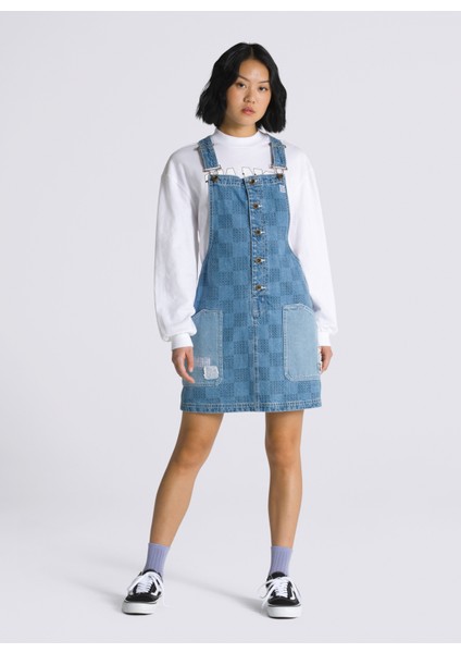 Renksiz Kadın Şort VN00075R7W61 Mended Check Denım indirimleri