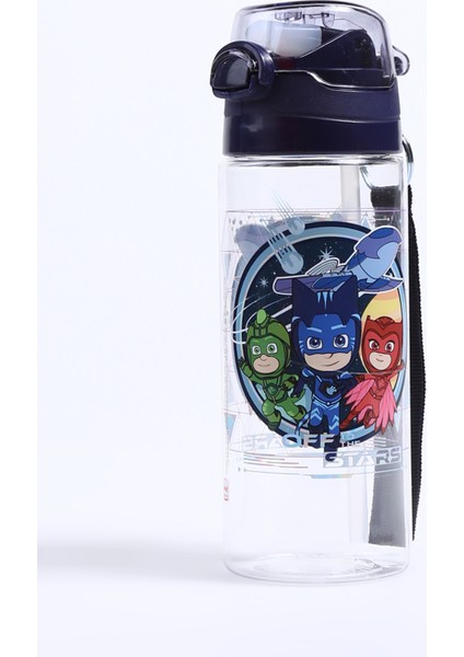 Pj Mask Mavi Çocuk Matarası Pj Mask Plastik Matara 500 ml 2343