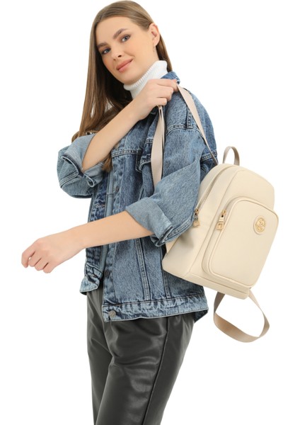 05BHPC8004-BJ BEJ Kadın Sırt Çantası