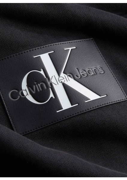 Kapüşon Yaka Baskılı Siyah Kadın Sweatshirt J40J400325BEH