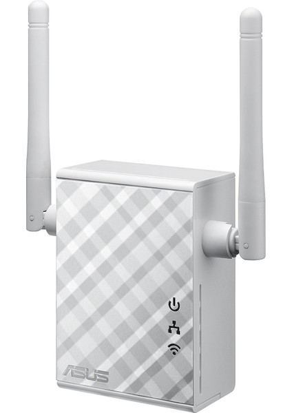 Asus RP-N12 Tdualband-Roaming Özellikli-Menzil Arttırıcı, Tekrarlayıcı, Wi-Fi 4 N300, Wlan Menzil Uzatı, Güç Anahtarı, 2 Harici Anten, Uygulama Kontrolü
