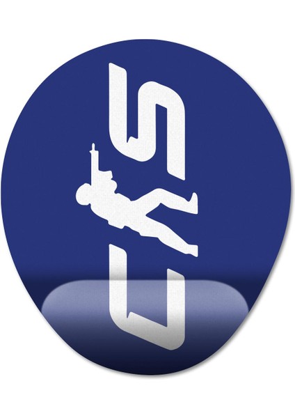 Counter Strike 2 Bilek Destekli Mousepad Model - 3 Oval