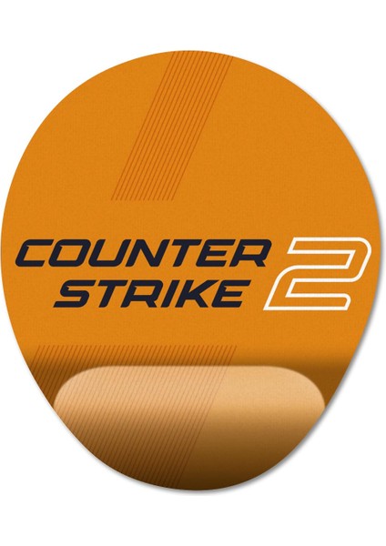 Counter Strike 2 Bilek Destekli Mousepad Model - 1 Oval