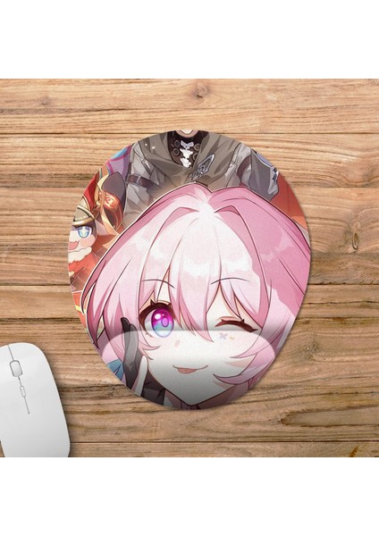 Honkai: Star Rail Bilek Destekli Mousepad Model - 5 Oval fiyatları