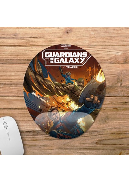 Guardians Of The Galaxy Vol. 3 Bilek Destekli Mousepad Model - 3 Oval fiyatları