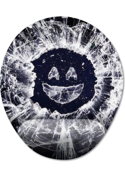 Black Mirror Bilek Destekli Mousepad Model - 1 Oval