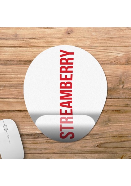 Black Mirror - Streamberry Bilek Destekli Mousepad Model - 2 Oval