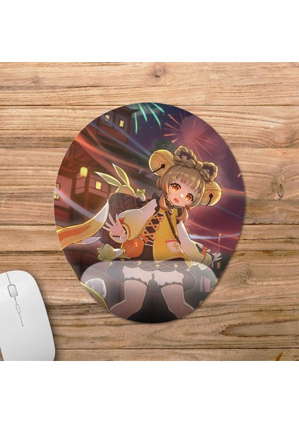 Yaoyao - Genshin Impact Bilek Destekli Mousepad Model - 1 Oval fiyatları