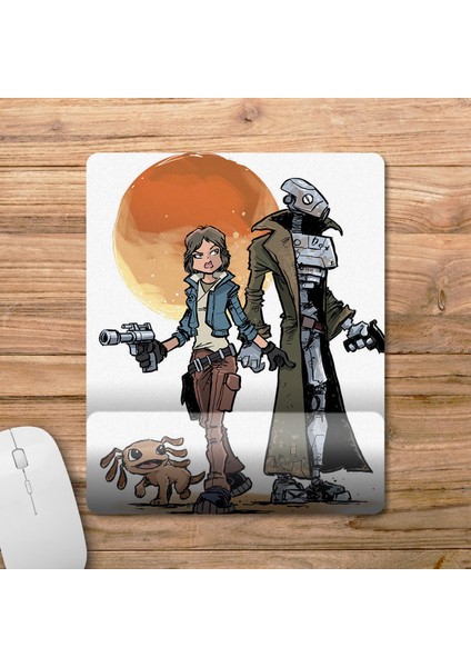 Star Wars Outlaws Bilek Destekli Mousepad Model - 3