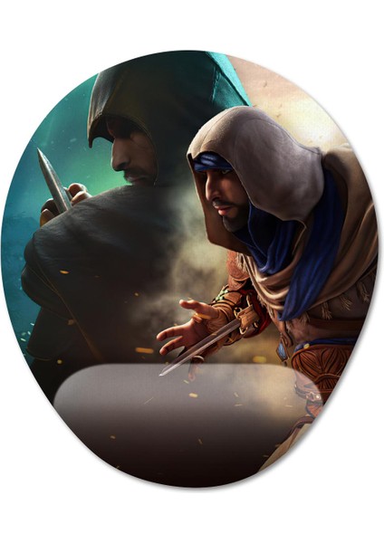 Assassin's Creed Mirage Bilek Destekli Mousepad Model - 2 Oval
