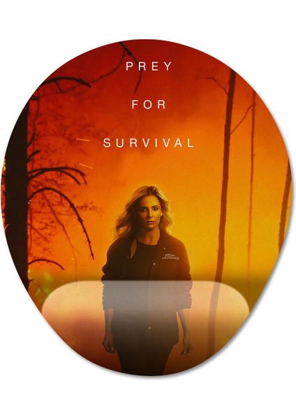 Wolf Pack Bilek Destekli Mousepad Model - 2 Oval