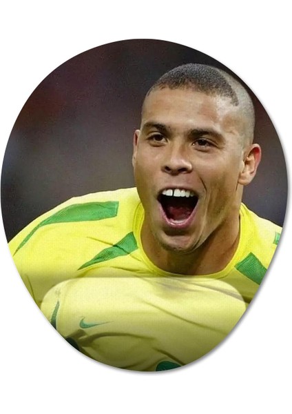 Ronaldo - Brezilyalı Bilek Destekli Mousepad Model - 1 Oval
