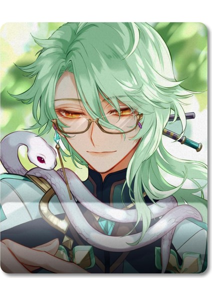 Baizhu - Genshin Impact Bilek Destekli Mousepad Model - 1