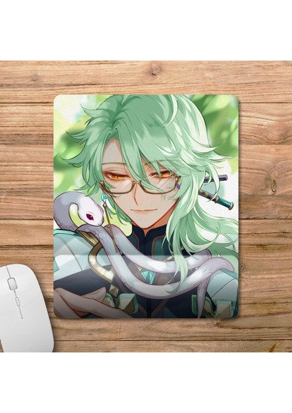 Baizhu - Genshin Impact Bilek Destekli Mousepad Model - 1 fiyatları