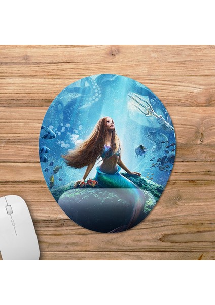 Küçük Deniz Kızı - Little Mermaid Bilek Destekli Mousepad Model - 1 Oval fiyatları