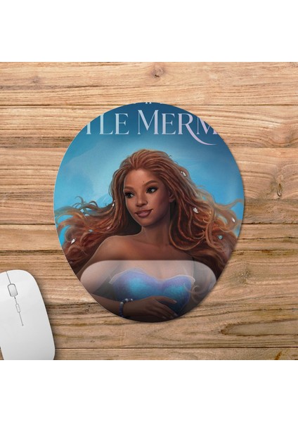 Küçük Deniz Kızı - Little Mermaid Bilek Destekli Mousepad Model - 2 Oval fiyatları