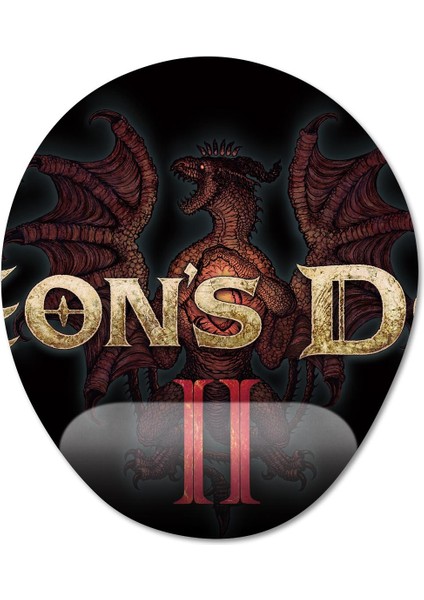 Dragon's Dogma 2 Bilek Destekli Mousepad Model - 1 Oval