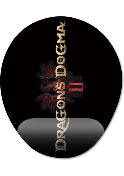 Dragon's Dogma 2 Bilek Destekli Mousepad Model - 2 Oval