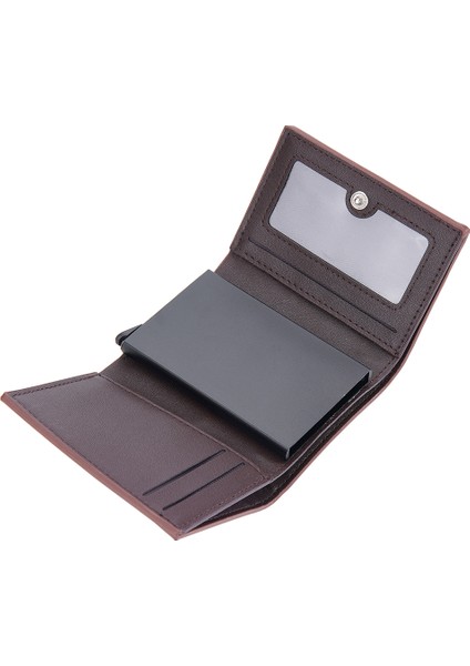 Kredi Kartı Kimlik Kartı Tutucu Kılıf Kolay Pop-Up Ince Kart Kesesi Cüzdan (Yurt Dışından) indirimleri