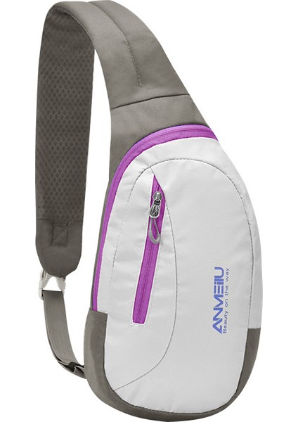 Yürüyüş, Bisiklet, Iş Için Seyahat Askı Çantası Göğüs Çantası Crossbody Gün Çantası (Yurt Dışından)