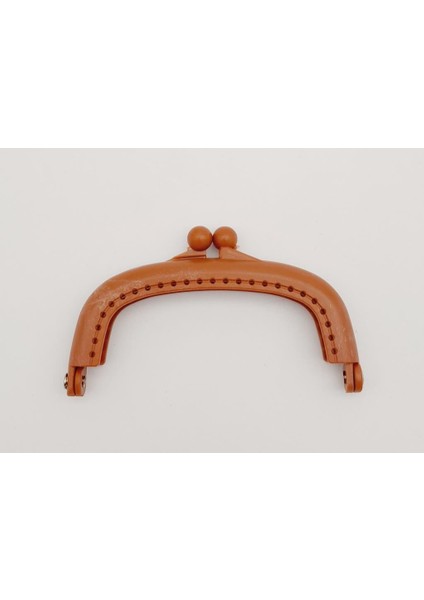 9 cm Plastik Cüzdan Klipsi Taba Renk