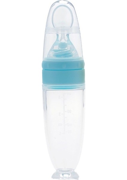 Silikon Pirinç Ezmesi Şişesi Bebek Maması Kaşığı (Yurt Dışından)