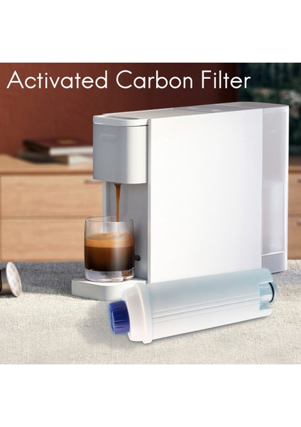 DLSC002 Filtresi Için 4 Paket Kahve Makinesi Filtresi Ecam Esam Bco Ec Aktif Karbon Yumuşatıcılı (Yurt Dışından)