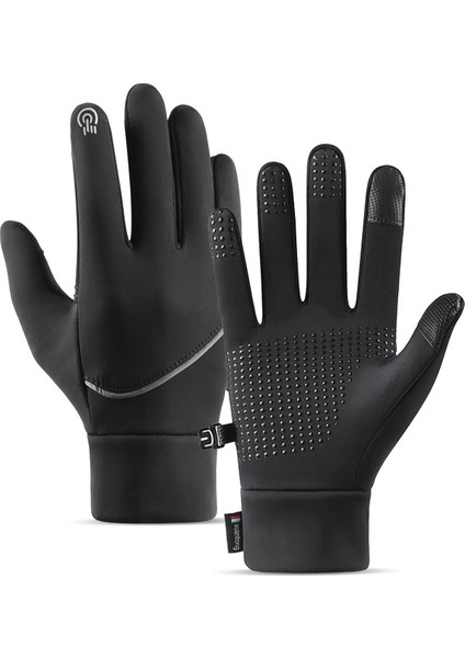 Sonbahar ve Kış Tarzı Rüzgar Geçirmez Dokunmatik Ekran Sıcak Eldiven Sürme (Yurt Dışından)