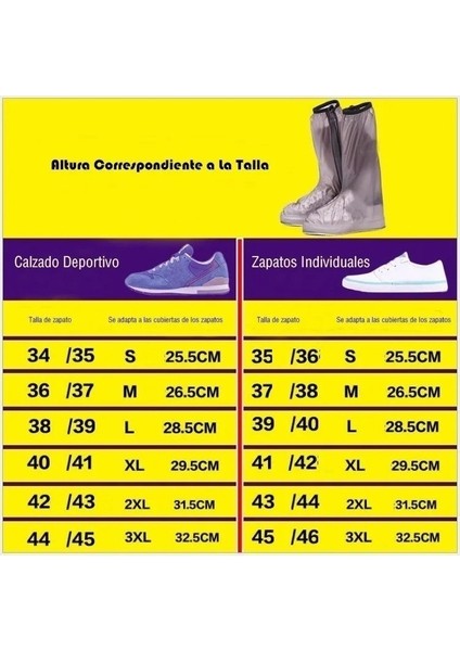 Koruyucu Çizmeler Funda Su Geçirmez Kılıf Zapato Tenis Lluvia (Yurt Dışından)