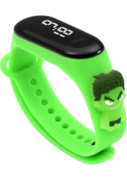 Çocuklar Dijital Saat Marvel Spor Dokunmatik Elektronik LED Su Geçirmez Izle (Yurt Dışından)