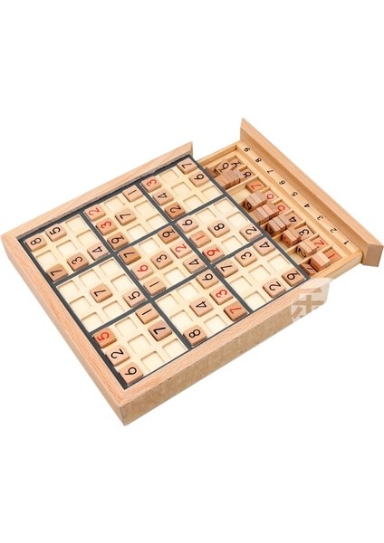 Ahşap Dört Altı Dokuz Saray Sudoku Satranç Oyuncak Bulmaca (Yurt Dışından)