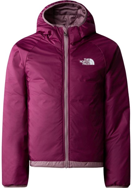 İki Taraflı Kaz Tüyü Kapşonlu Kız Çocuk Ceketi NF0A82D9LCI1 modelleri