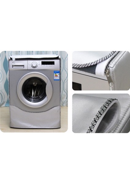 Çamaşır Makinesi Için Kalın Su Geçirmez Koruyucu Örtü - Gümüş (Yurt Dışından) fırsatları