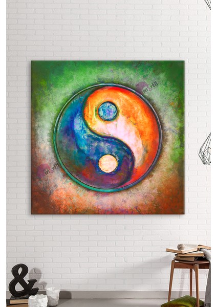Yin Yang Tablo Renkli Kanvas Tablo modelleri