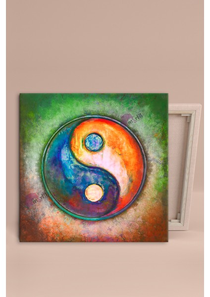 Yin Yang Tablo Renkli Kanvas Tablo fiyatları