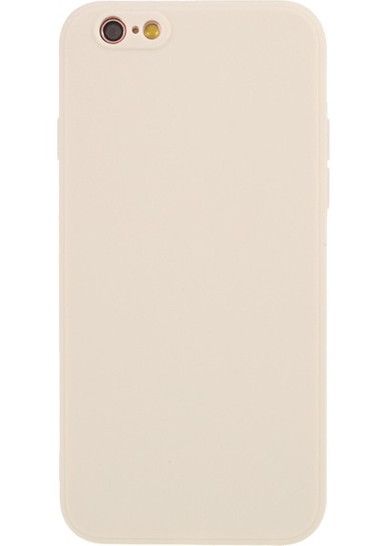 Apple iPhone 6/6s-Beige Için Mat Cilt Yumuşak Silikon Telefon Kasası (Yurt Dışından)