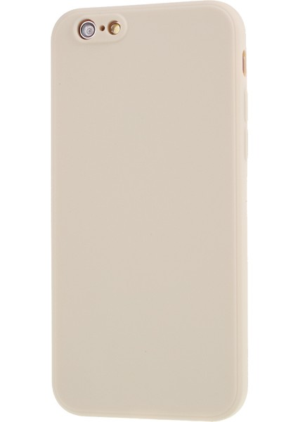 Apple iPhone 6/6s-Beige Için Mat Cilt Yumuşak Silikon Telefon Kasası (Yurt Dışından)