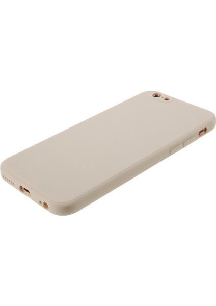 Apple iPhone 6/6s-Beige Için Mat Cilt Yumuşak Silikon Telefon Kasası (Yurt Dışından)