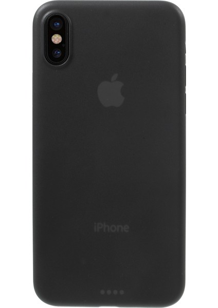 Apple iPhone x Ultrathin Matte Pc Sabit Case Cover-Black Için (Yurt Dışından)
