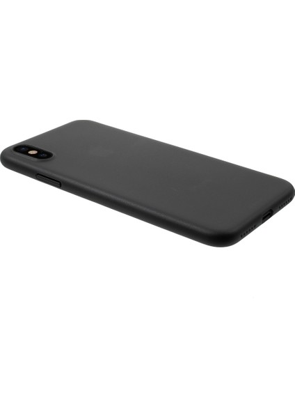 Apple iPhone x Ultrathin Matte Pc Sabit Case Cover-Black Için (Yurt Dışından)