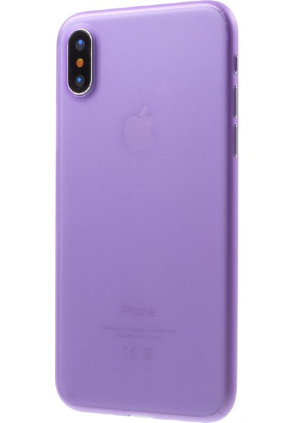 Apple iPhone X/xs-Spurple Için Ultra Ince Pc Cep Telefonu Kapağı (Yurt Dışından)