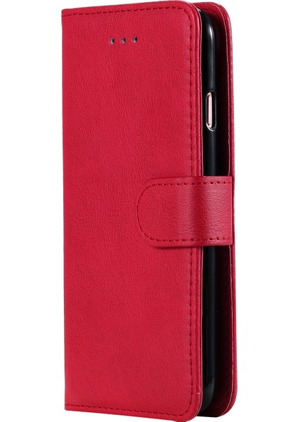 Manyetik Kt Deri Serisi-3 Soyunabilen 2'si 1 Arada Cüzdan Deri Stand Kapağı Apple iPhone Se-Red (Yurt Dışından) fiyatları
