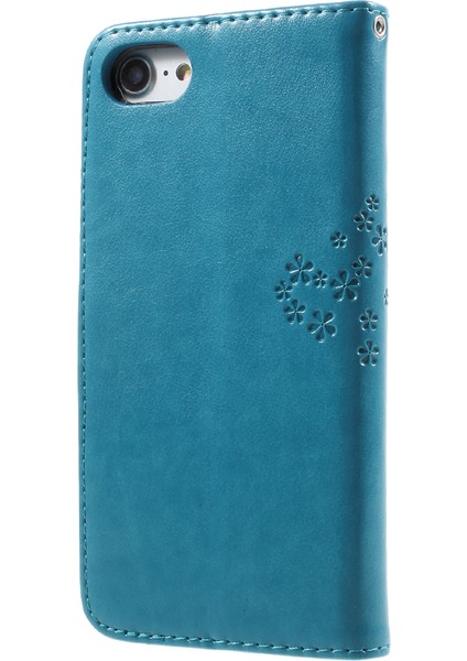 Baskı Ağacı Baykuş Manyetik Cüzdan Pu Deri Deri Stand Cep Telefon Kapağı Apple iPhone Se-Blue (Yurt Dışından) fiyatları