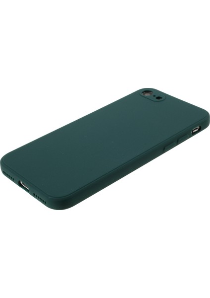 Apple iPhone 7/8/se-Dark Green Için Saf Renk Mat Yumuşak Silikon Telefon Kılıfı (Yurt Dışından) fırsatları